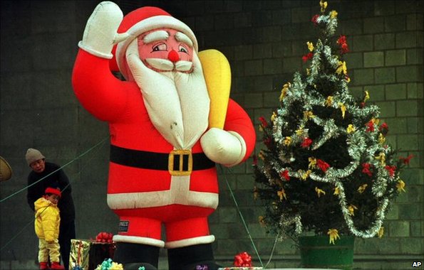 Inflatable Santa