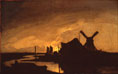 Moonrise on the Yare (c 1811-16) by John Crome 1768 - 1821, copyright Tate 2005