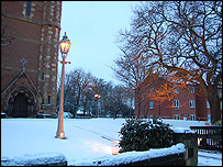 Moseley in the snow