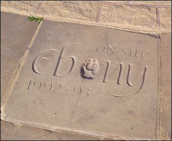 Ebony paw print