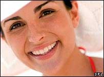 Mulher sorrindo