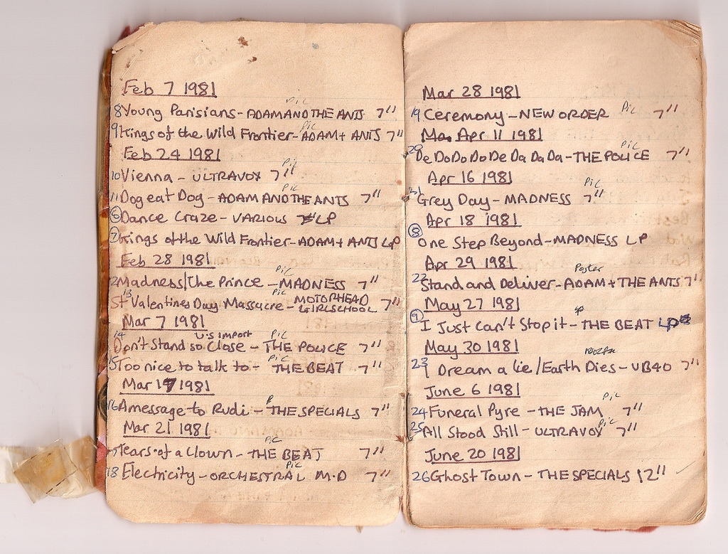 Record diary