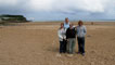 Hywel efo criw yn y Benllech